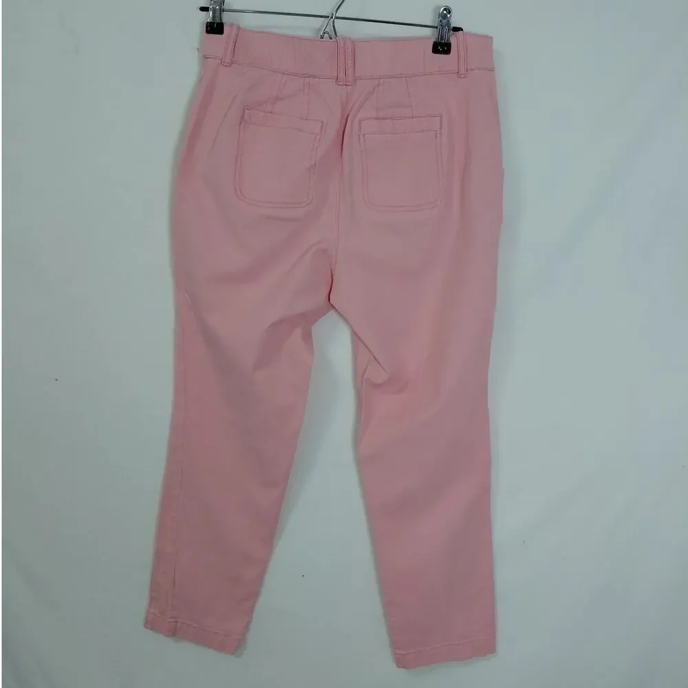 Talbots Modal Blend Pink Ankle Stretch Pants Women Size 4P
